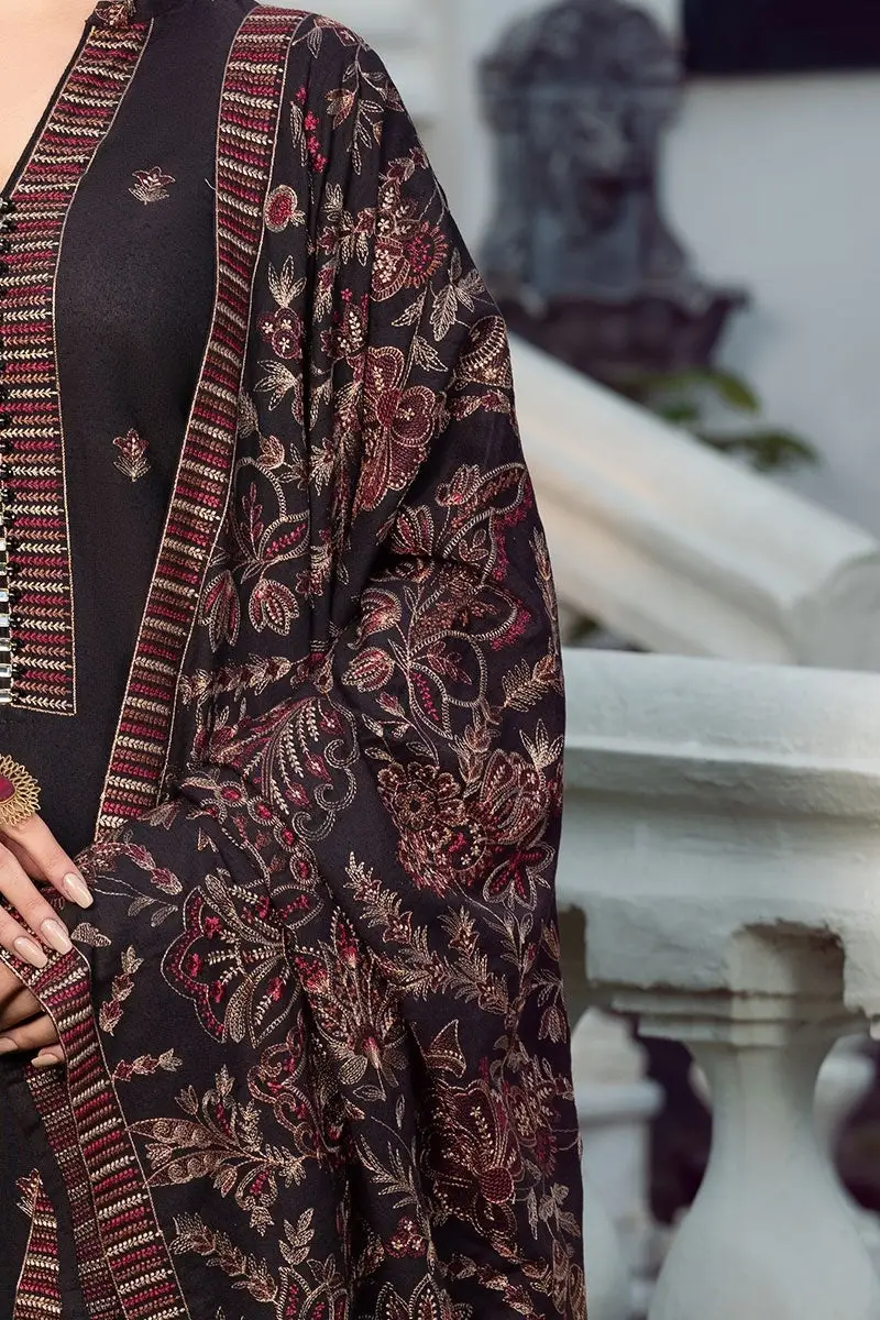 3 Pcs Women's Unstitched Embroidered Suit *BRAND: BAREEZ'E code hb