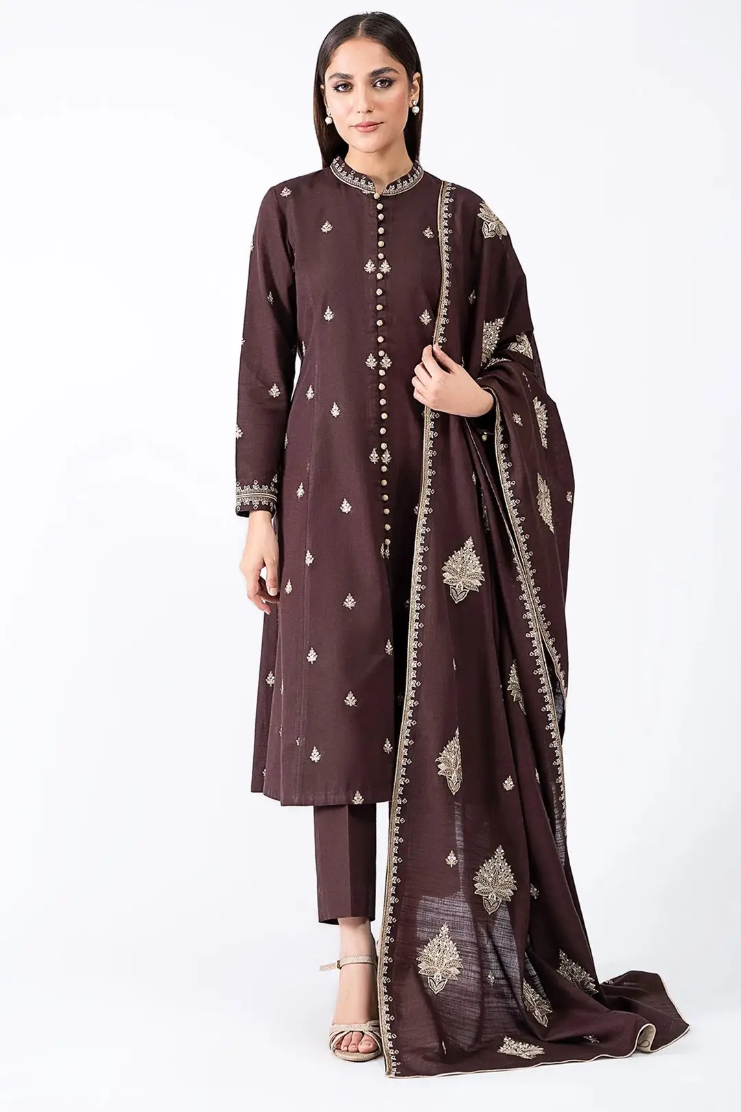 3 Pcs Women's Unstitched Embroidered *BRAND: KAYSERIA*