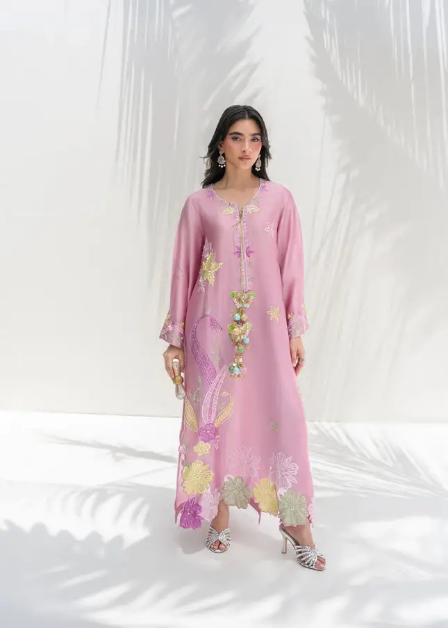 most trending instagram hit code most seling 2 Pcs Women's Unstitched  silkEmbroidered Suit