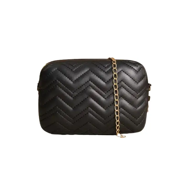 Girl's Faux Leather Textured Fancy Clutch