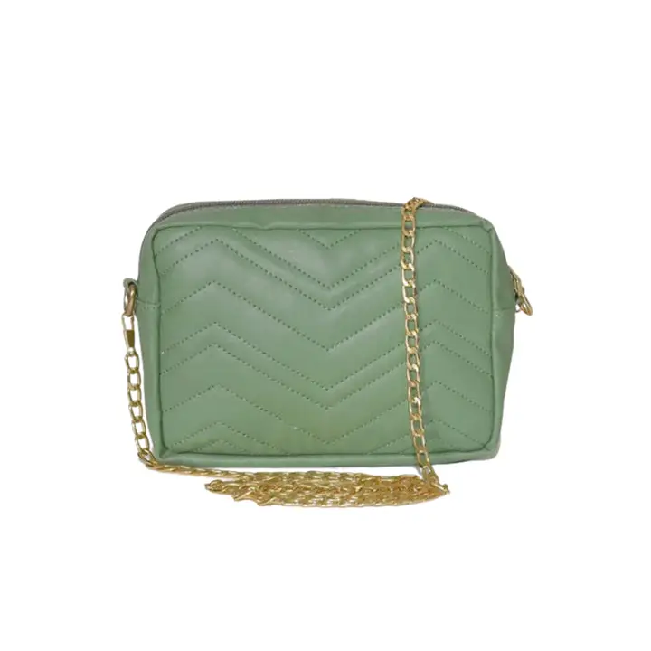 Girl's Faux Leather Textured Fancy Clutch