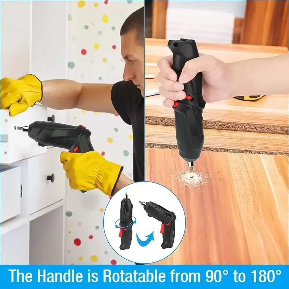 47 Pcs Cordless Electric Screwdriver Set Rechargeable