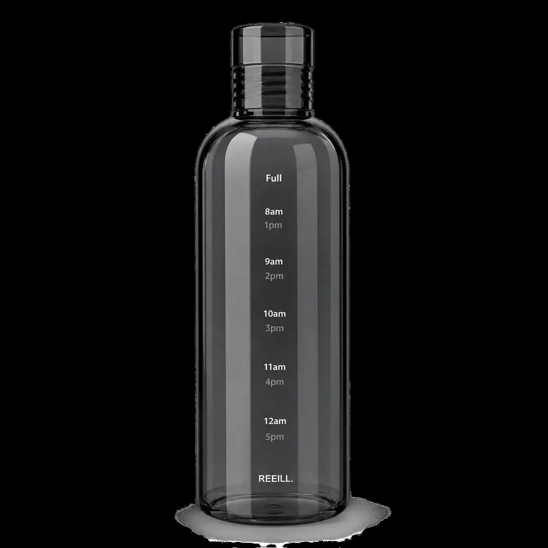 750ml/ Glass Water Bottle With Time Scale - Couple Glass Portable Bottle - Water Container Anti-drop - Outdoor Water Bottle