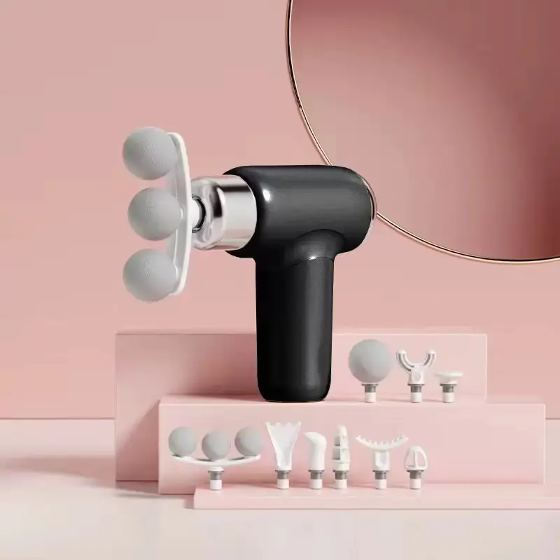 Mini Massage Gun 3 Head Deep Tissue Muscle Massager