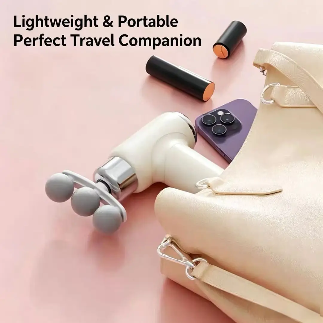 Mini Massage Gun 3 Head Deep Tissue Muscle Massager