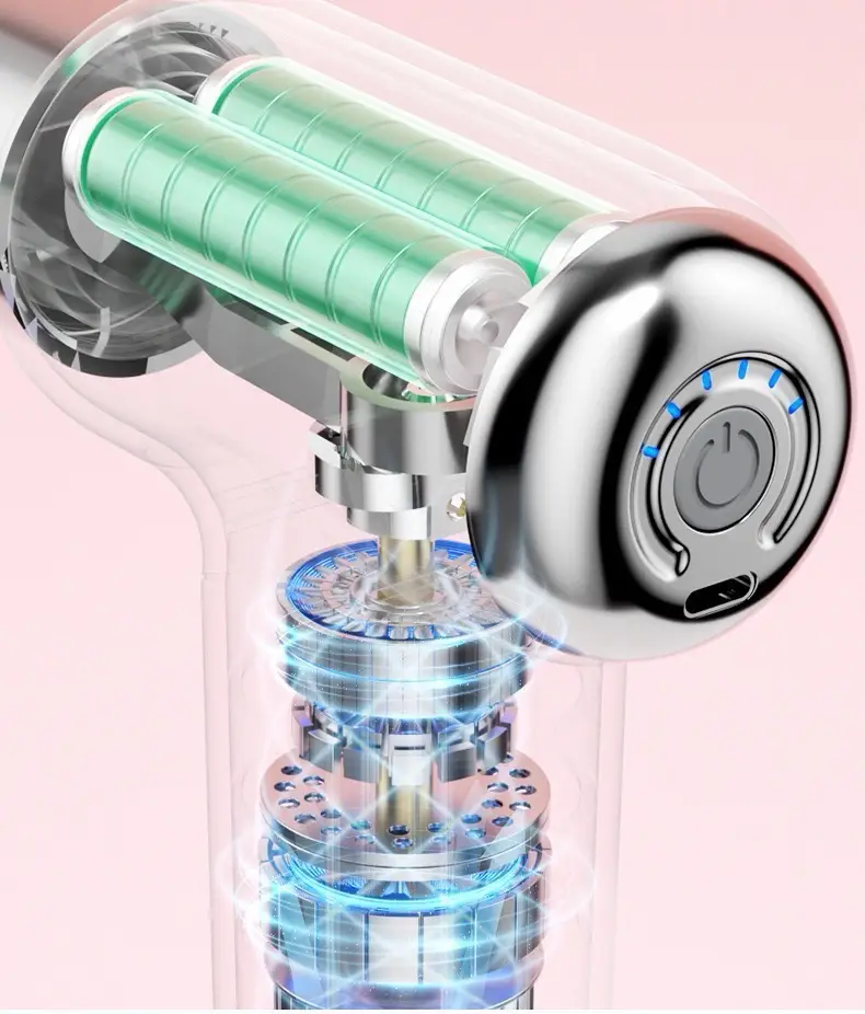 Mini Massage Gun 3 Head Deep Tissue Muscle Massager