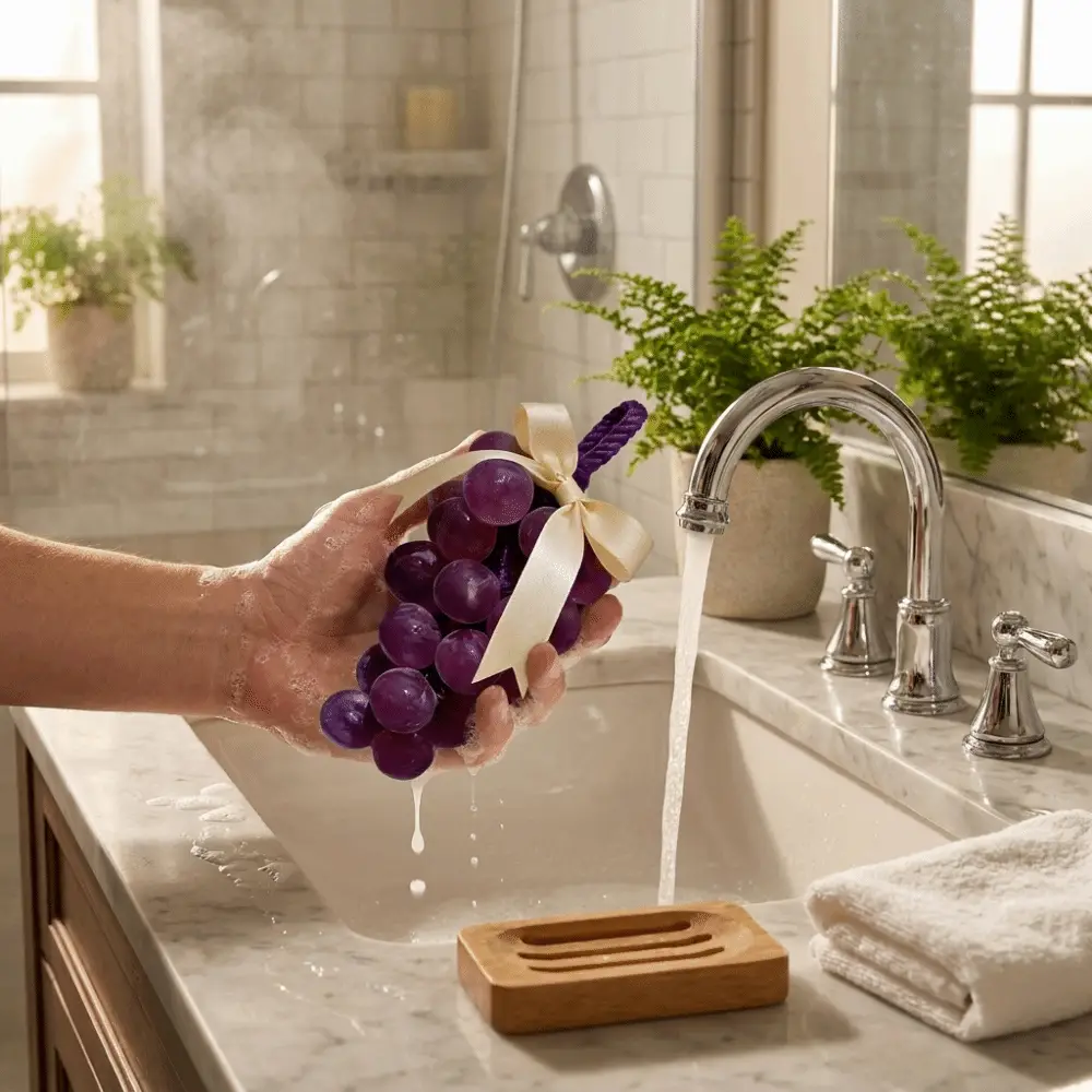 Grape Cluster Soap | Grape Shaped Decorative Bath Soap