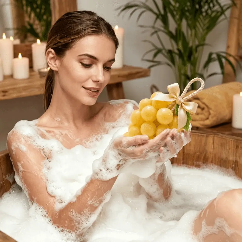Grape Cluster Soap | Grape Shaped Decorative Bath Soap
