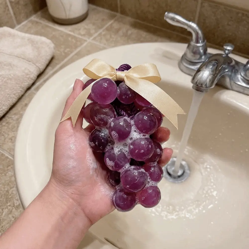 Grape Cluster Soap | Grape Shaped Decorative Bath Soap