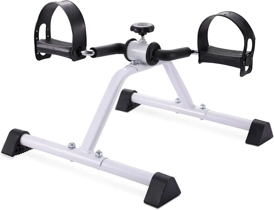 Portable Pedal Exerciser | Digital Display Monitor | Arm & Leg Workout Machine | Compact Fitness Equipment for Home, Office & Physical Therapy | Adjustable Resistance | Low Impact Exercise Bike