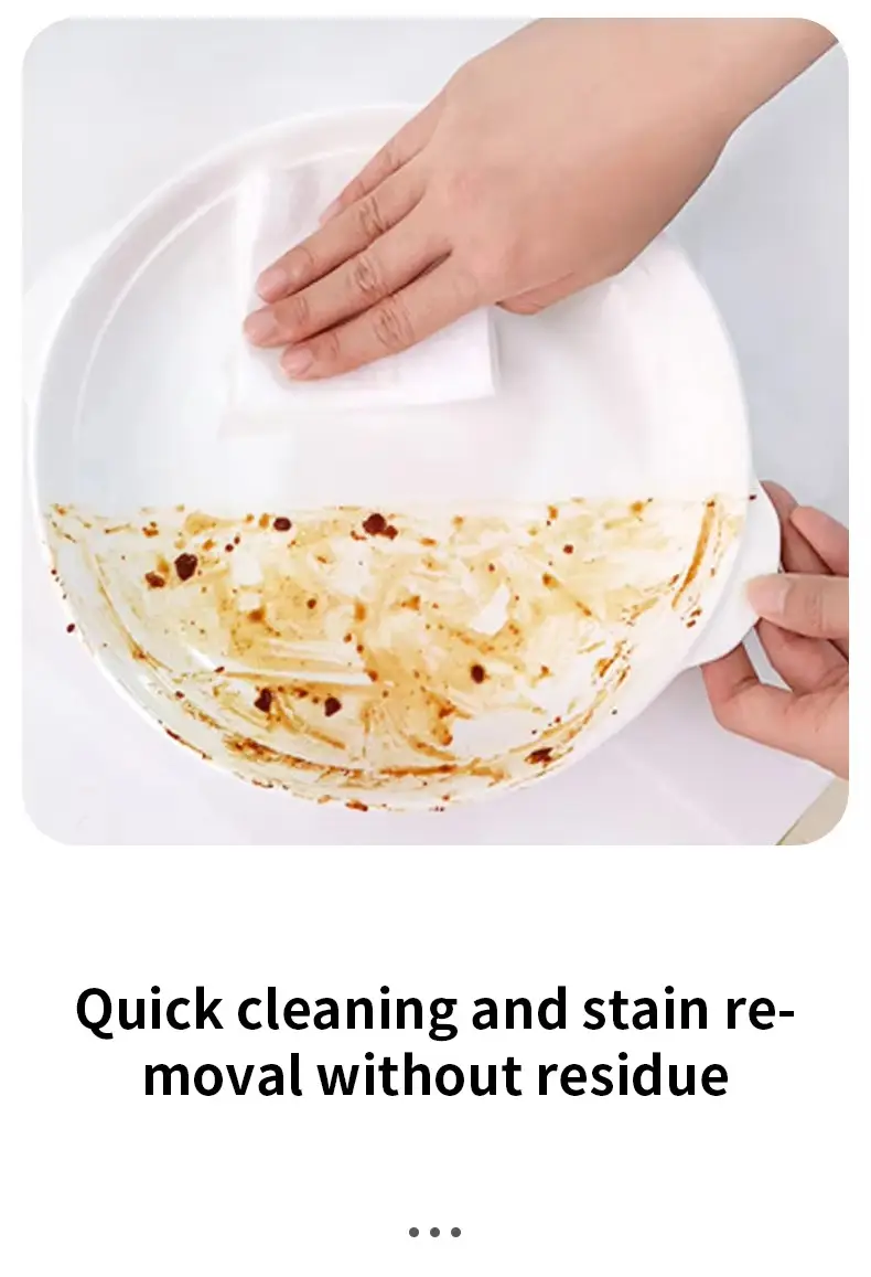 Kitchen Cleaning Wet Wipes Lemon Fragrance 80 Sheets Pack