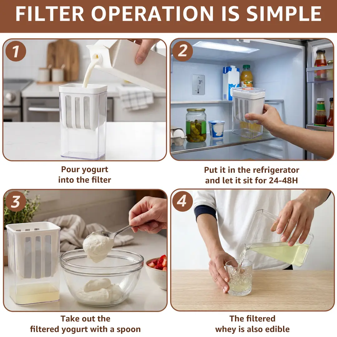 Greek Yogurt Maker | Homemade Yogurt Strainer & Drainer