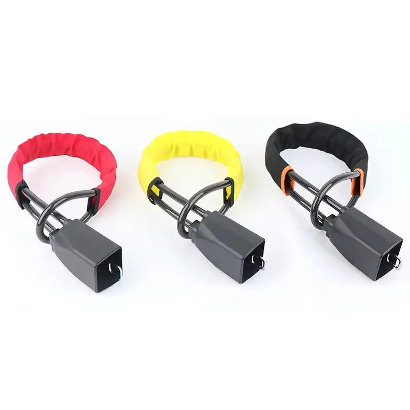Heavy Duty Car Handbrake Lock - Anti-Theft Steel Wire - Vehicle Gear & Hand Brake Security Lock with Keys - Universal Auto Safety Lock