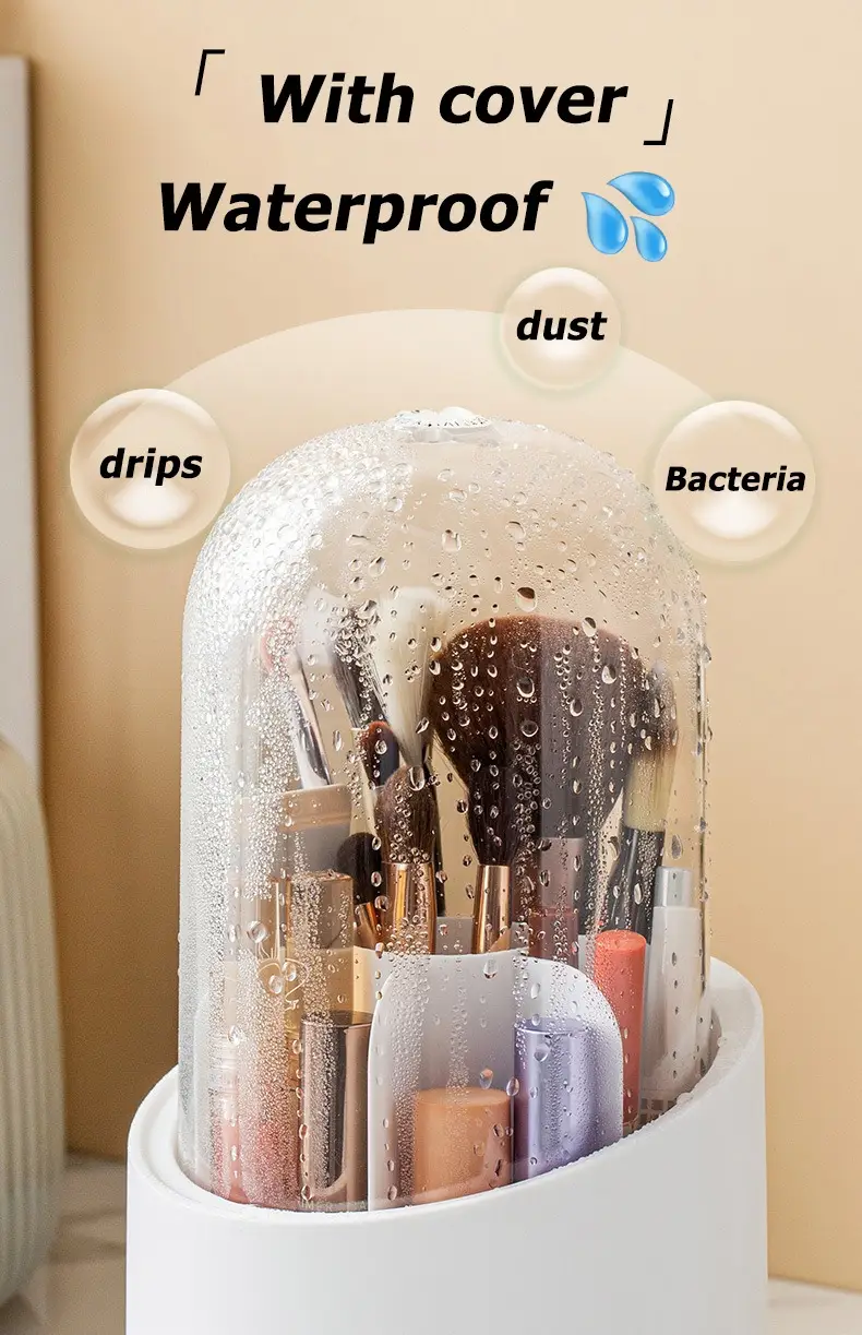 360° Rotating Multi-Function Makeup Organizer