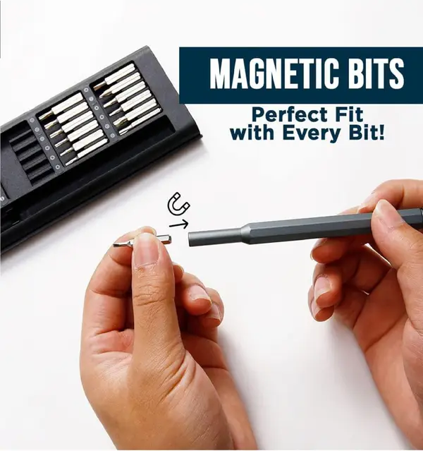 Screw driver Set 24 in 1, Magnetic Driver Bits Set Repair