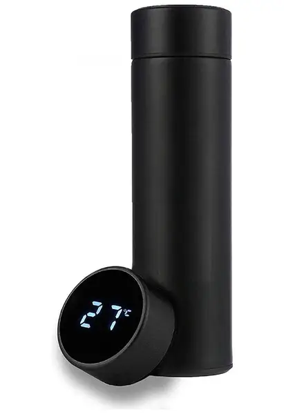 Temperature Display Vacuum Insulated Water Bottle