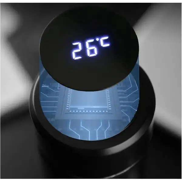 Temperature Display Vacuum Insulated Water Bottle