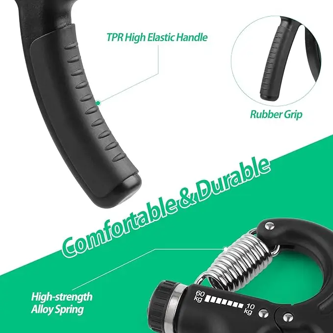 Hand Gripper Adjustable Resistance Automatic Counting