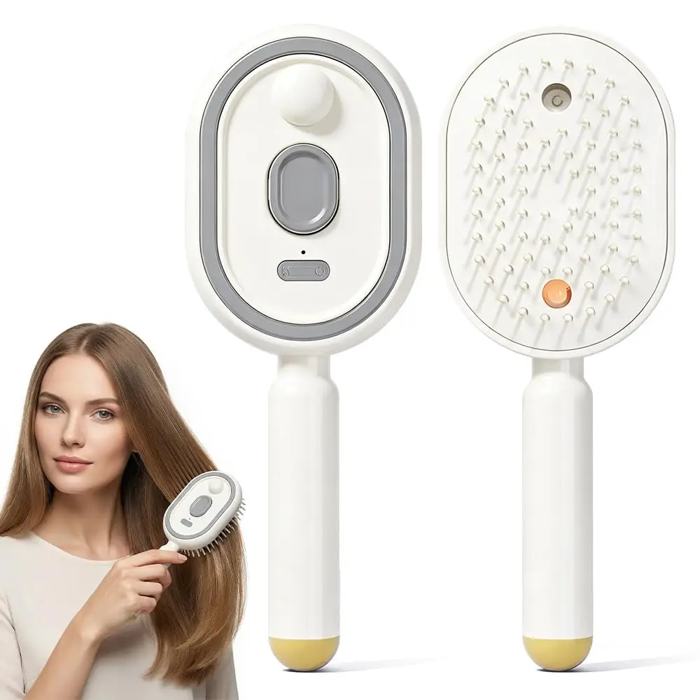 Comb Spray Air Cushion Massage Self-Cleaning Steam Brush