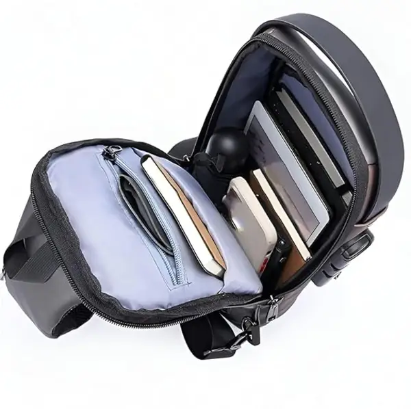 Unisex Anti Theft Cross Body Bag