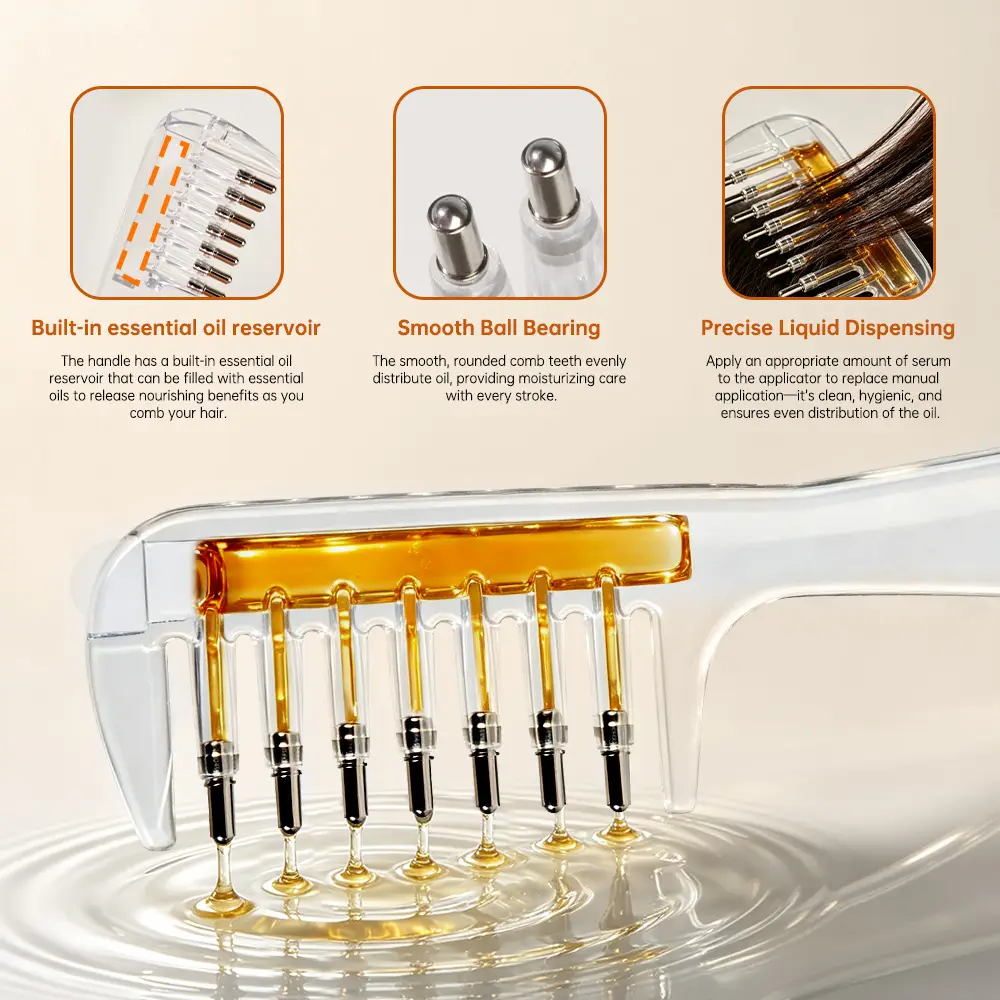 Essential Oil Applicator Massage Comb