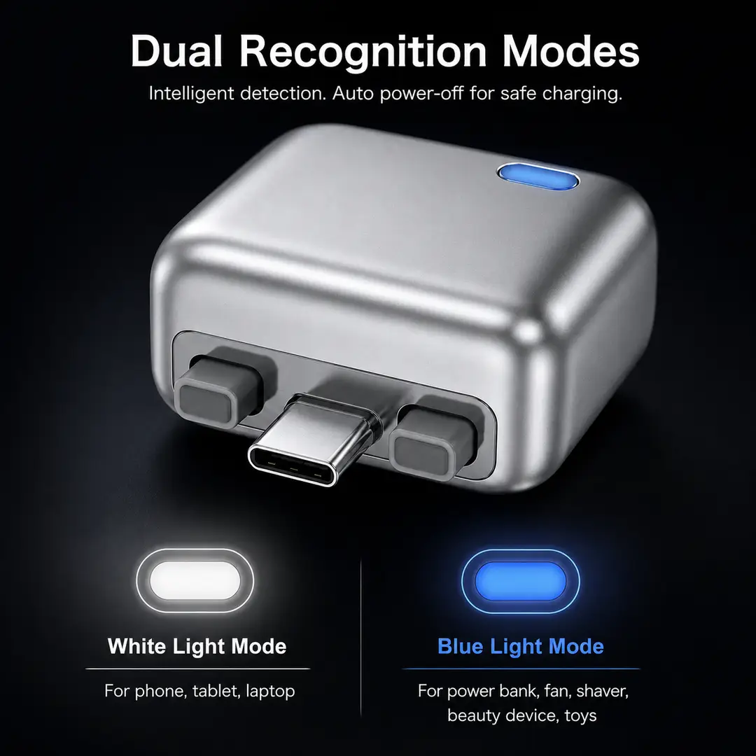 Auto Power Off Charging Adapter Dual Ejector Pins