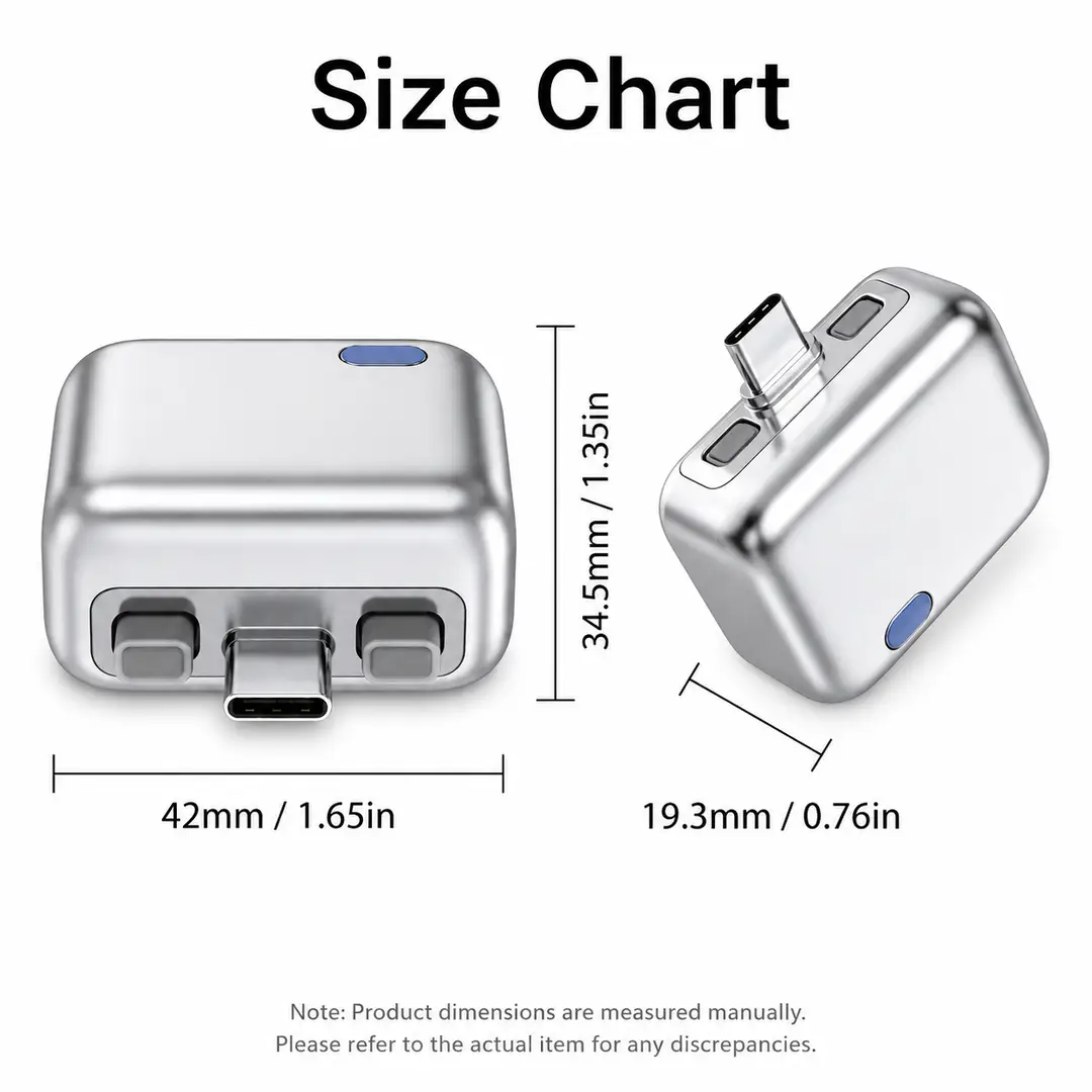 Auto Power Off Charging Adapter Dual Ejector Pins