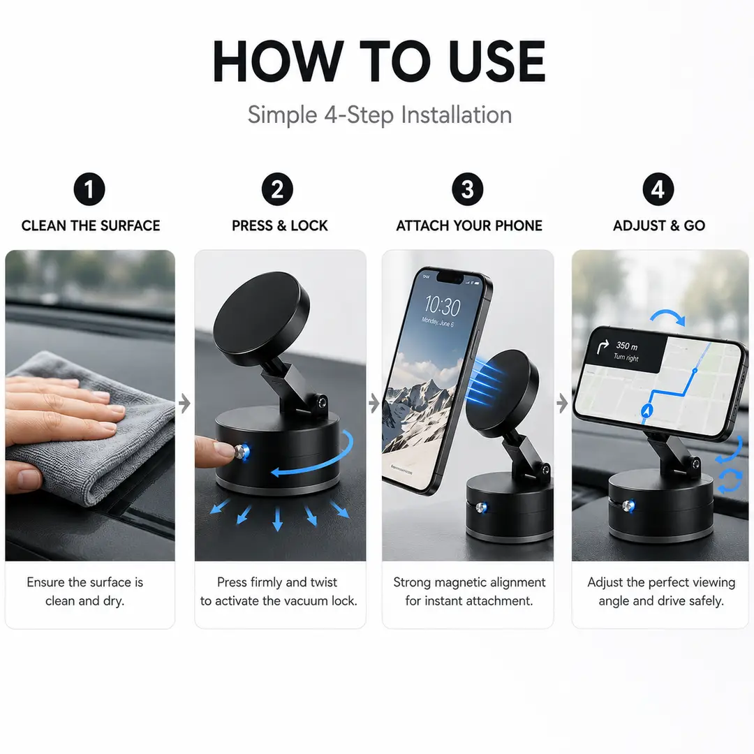 Car mobile holder strong magnet