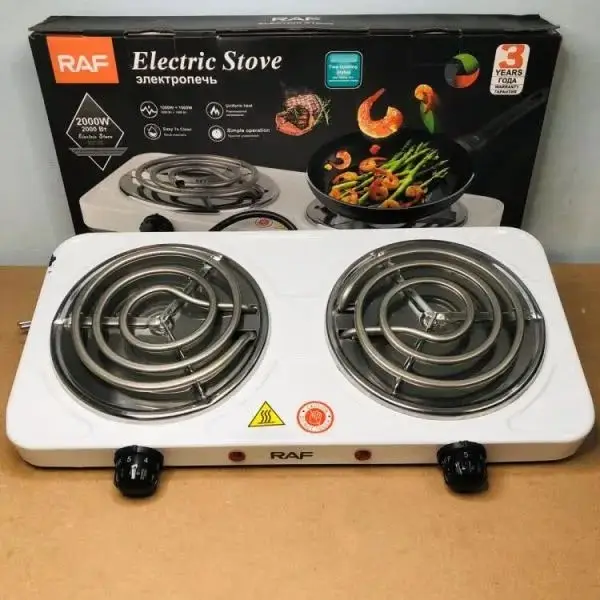 RAF Double Electric Stove 2000W