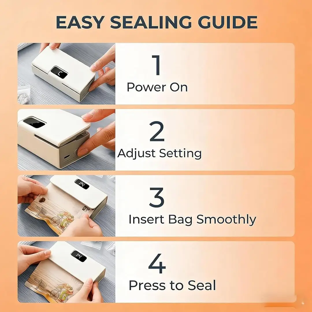 Mini Bag Sealer Rechargeable