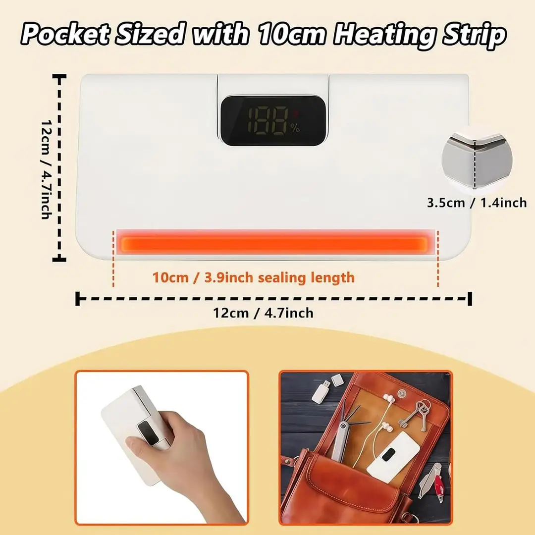 Mini Bag Sealer Rechargeable
