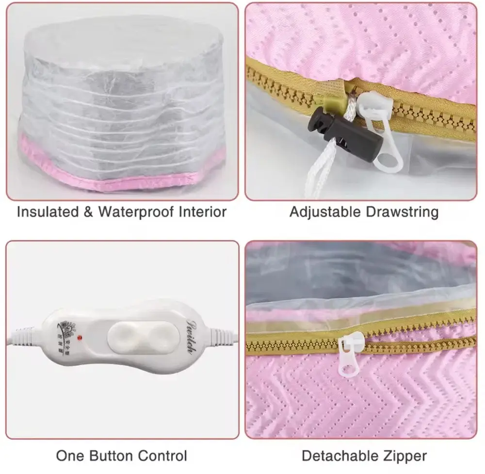Electric Hair Steamer Cap – Thermal Heating Hair Spa Cap