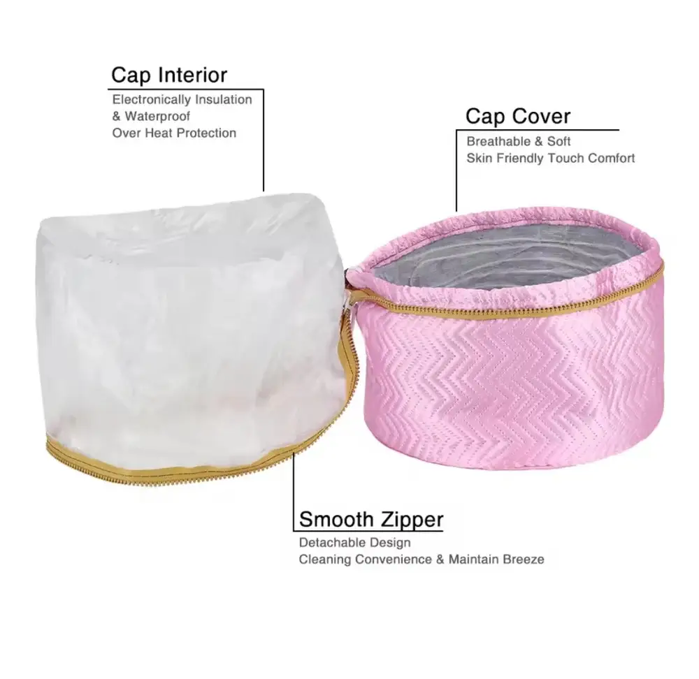 Electric Hair Steamer Cap – Thermal Heating Hair Spa Cap