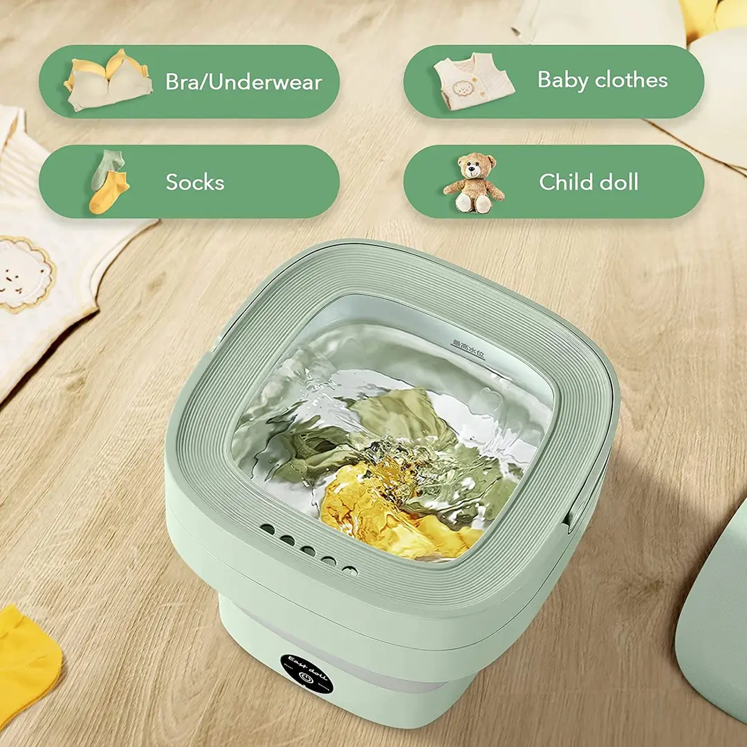 Mini Foldable Washing Machine Portable Laundry Washer