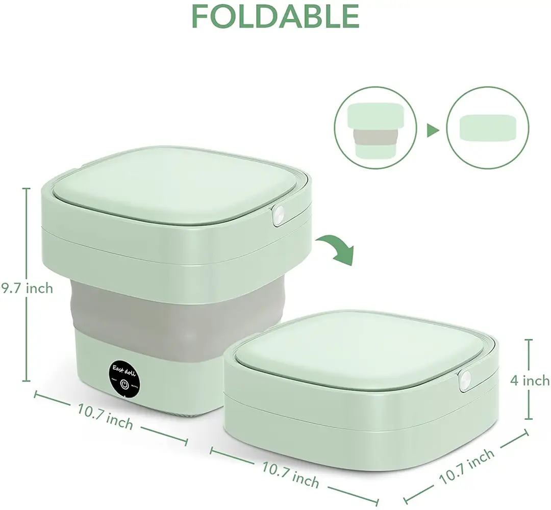 Mini Foldable Washing Machine Portable Laundry Washer