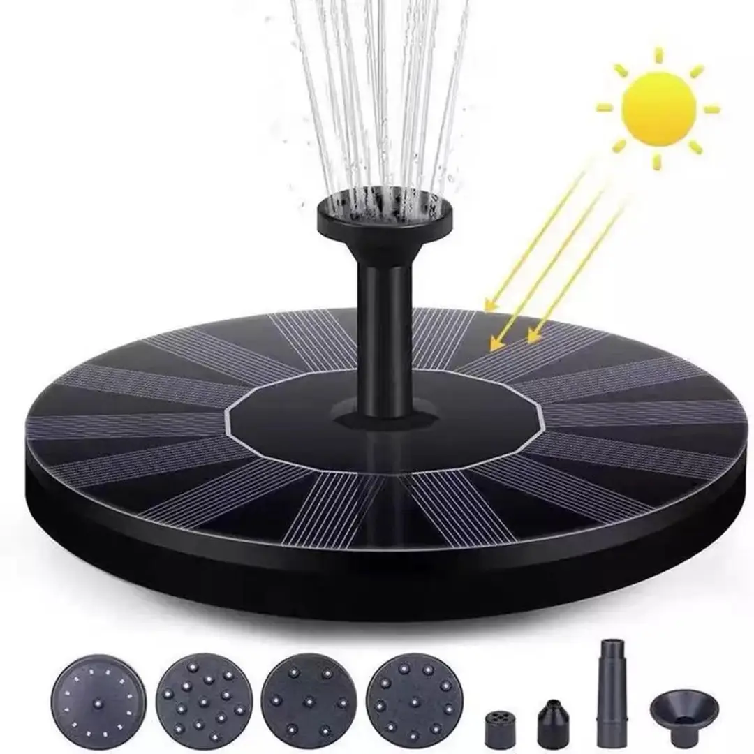 Solar Floating Water Fountain 1.5W | Automatic Floating Pond Fountain Pump | Bird Bath, Fish Pond, Swimming Pool & Garden Decoration Water Fountain