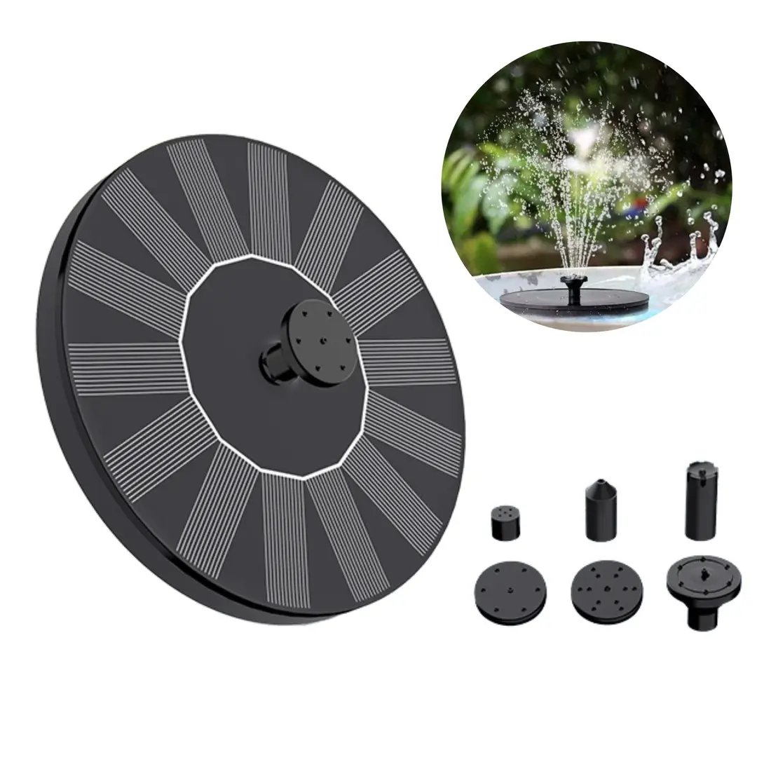 Solar Floating Water Fountain 1.5W | Automatic Floating Pond Fountain Pump | Bird Bath, Fish Pond, Swimming Pool & Garden Decoration Water Fountain