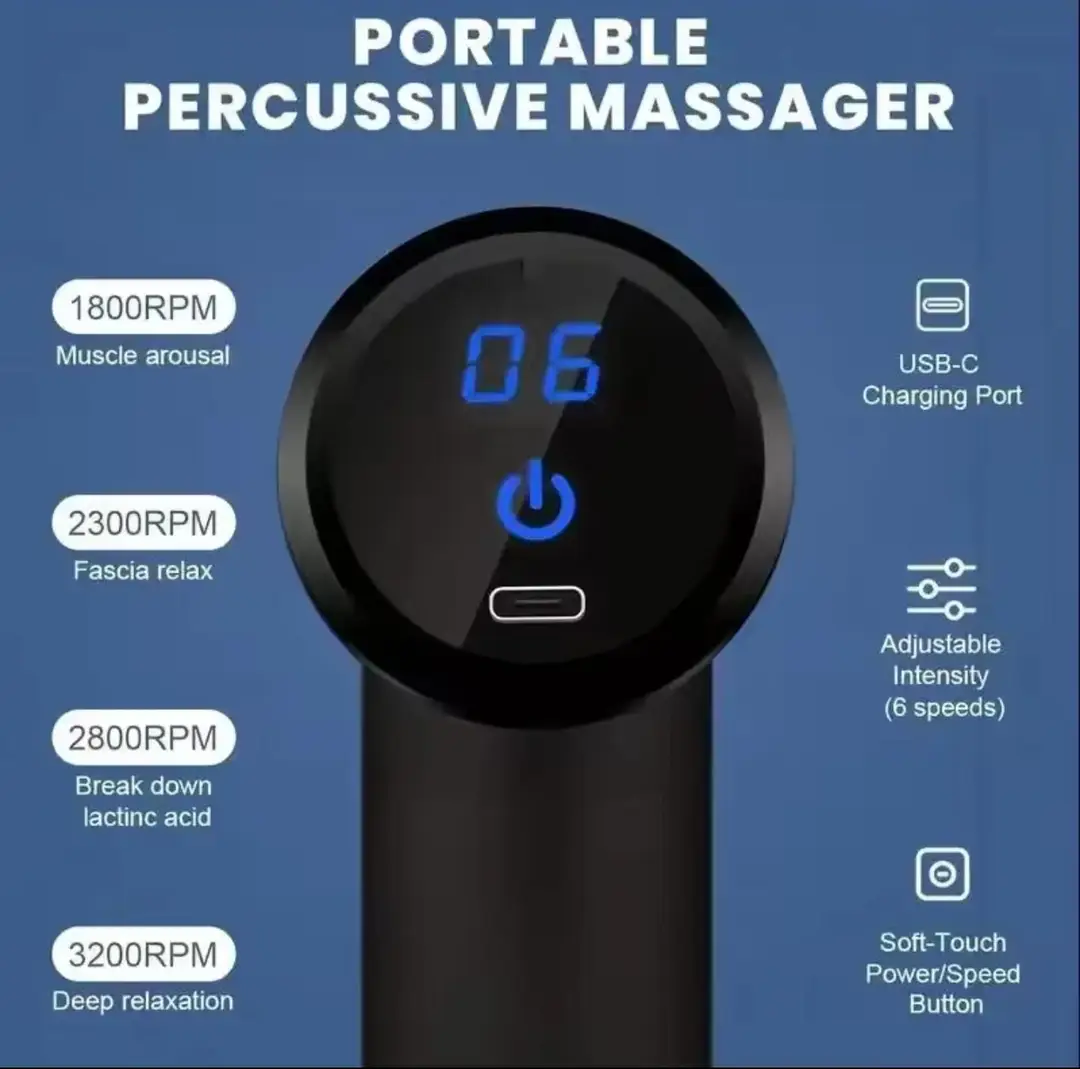 Massage Gun with Digital Display