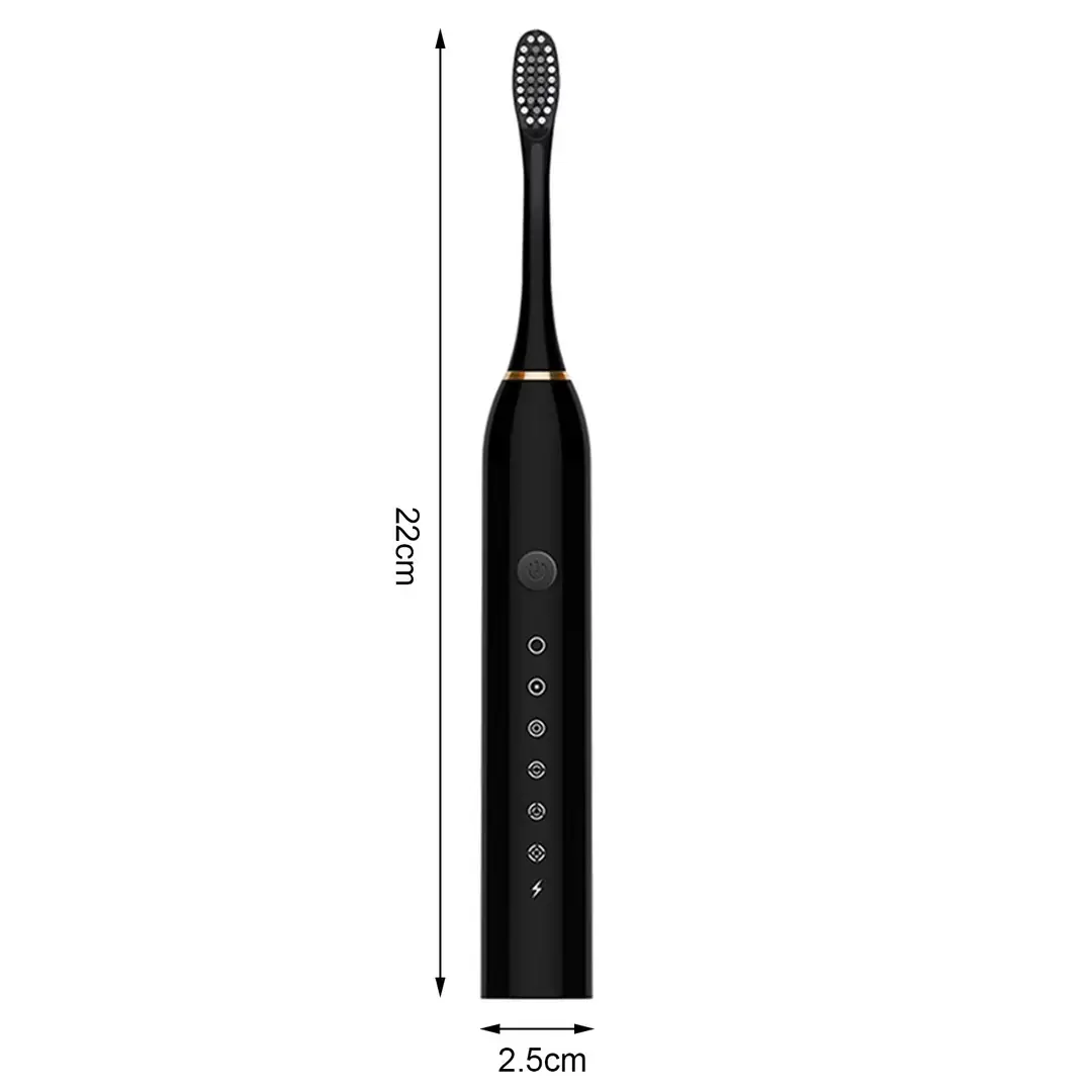 Ultrasonic Sonic Electric Toothbrush – USB Rechargeable Washable Electric Toothbrush for Daily Oral Care, Teeth Cleaning & Whitening