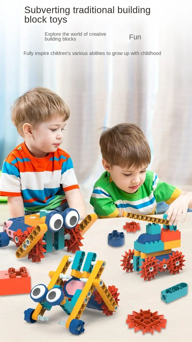 Technology Multi Gear Blocks Building Set