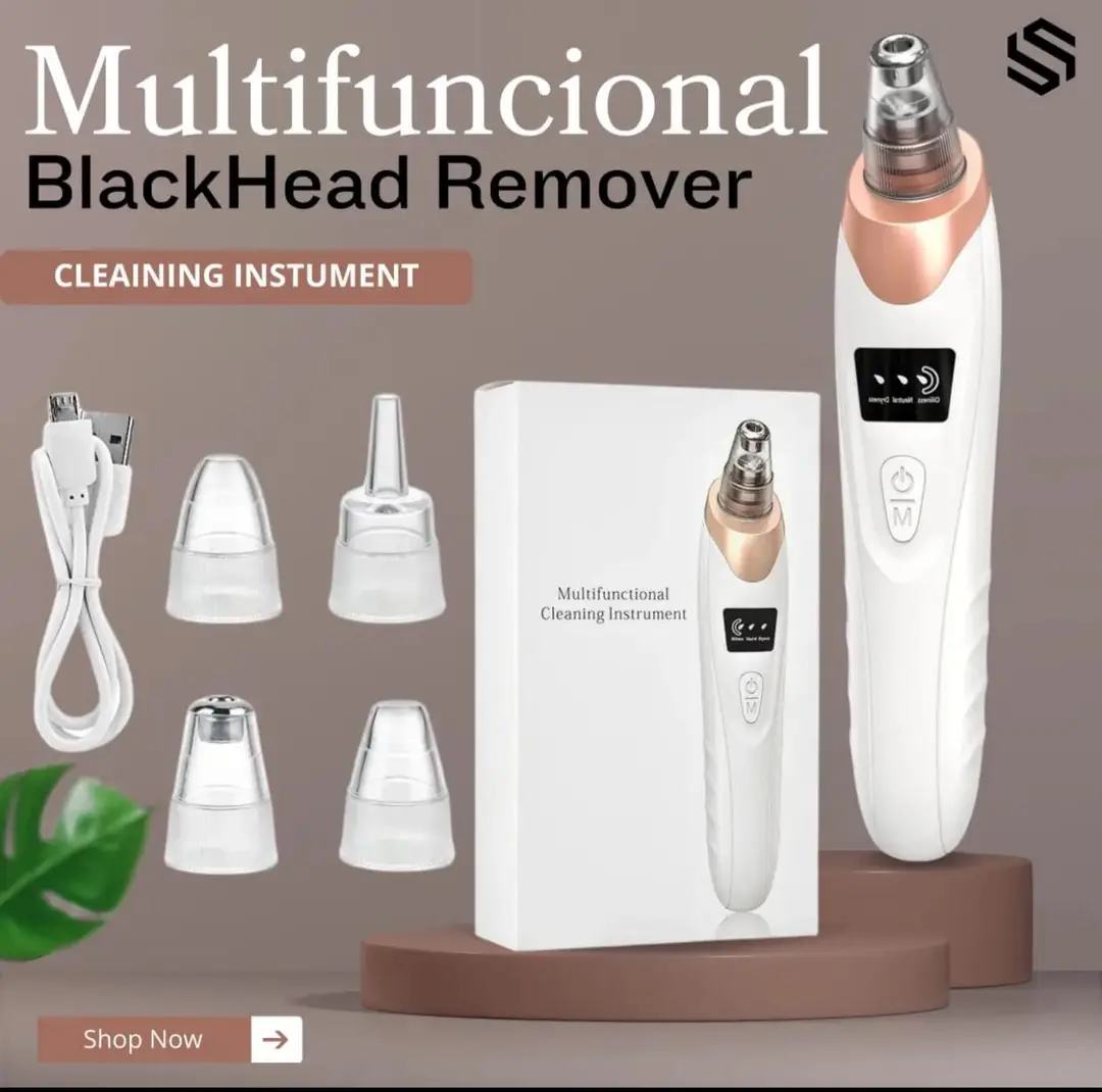 Blackhead Remover Machine Rechargeable Pore Cleaner & Facial