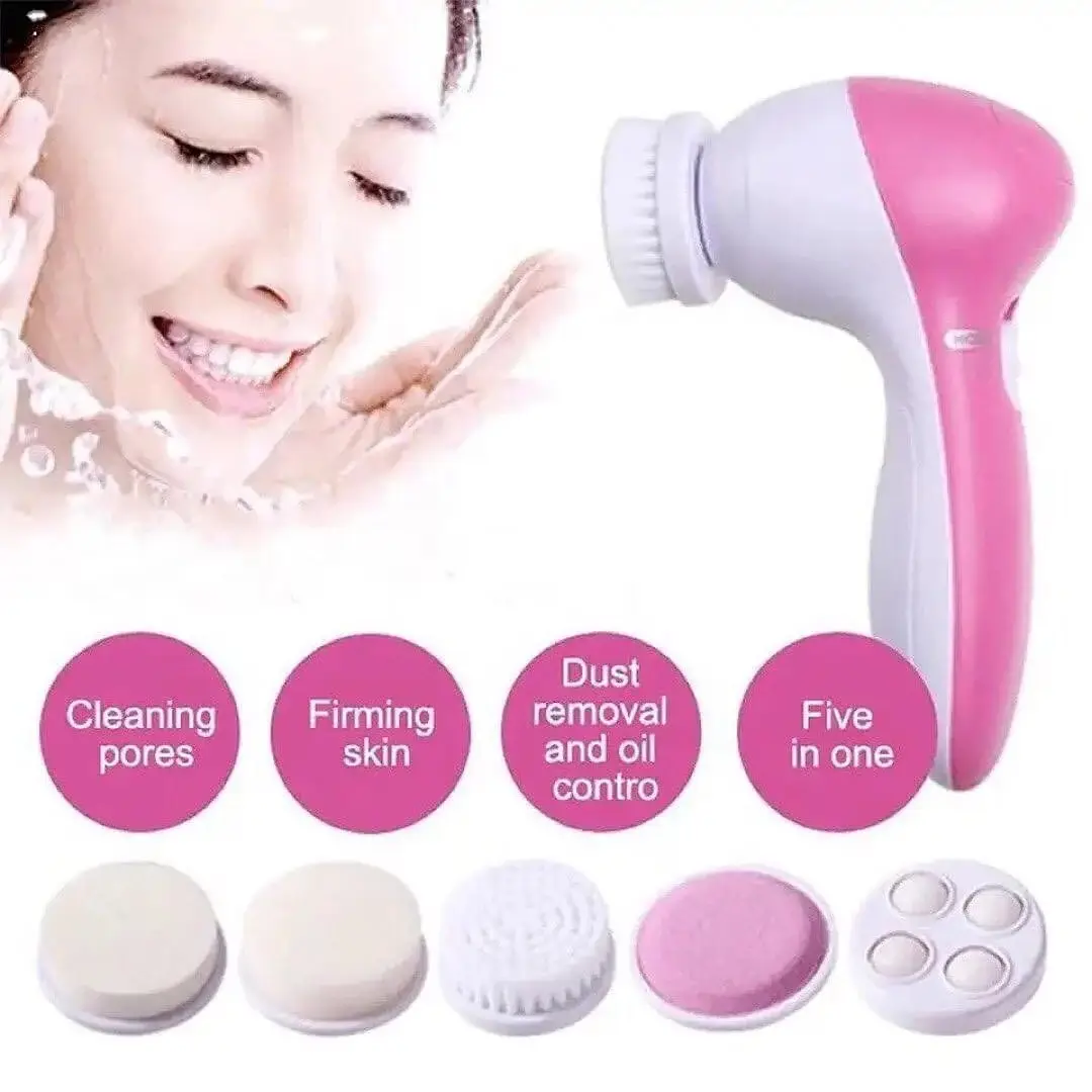 5 in 1 Facial Electric Cleanser & Massager, Multifunctional