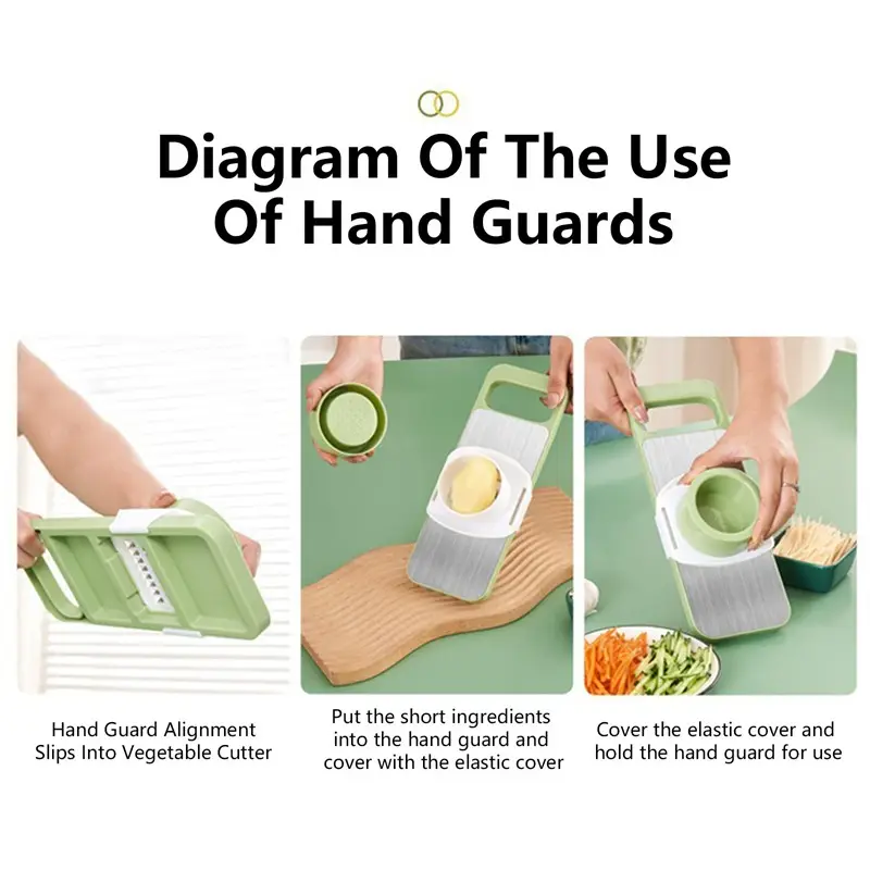 5 in 1 Manual Food Grater & Vegetable Slicer
