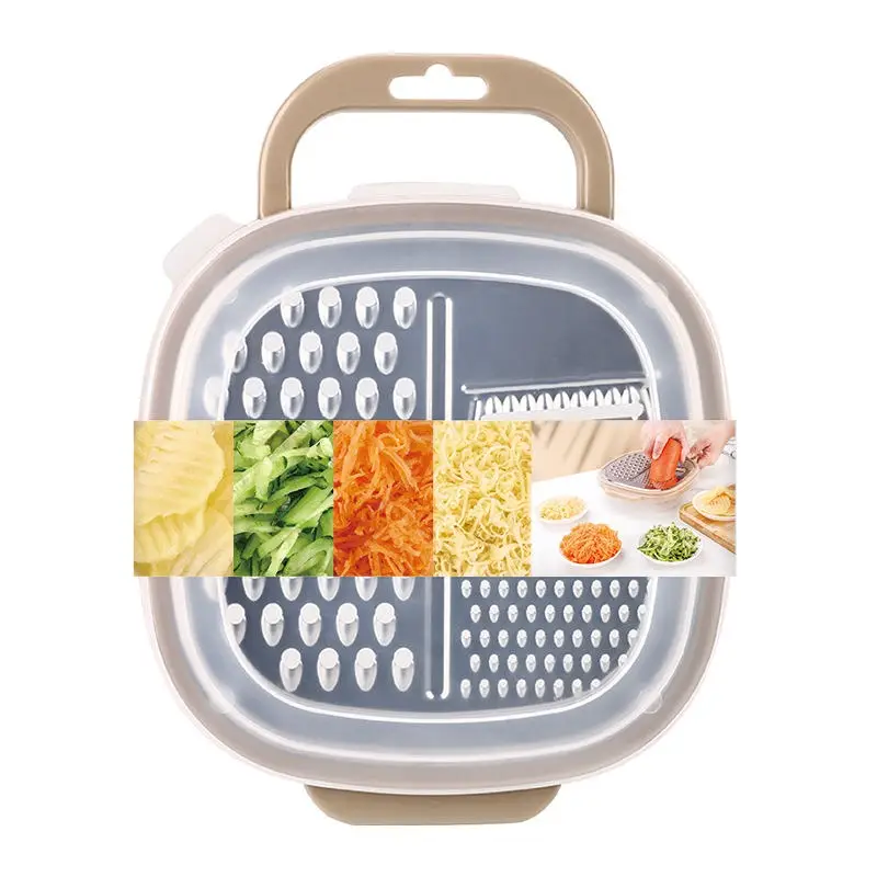 4-in-1 Multi Grater with Case & Plastic Cover