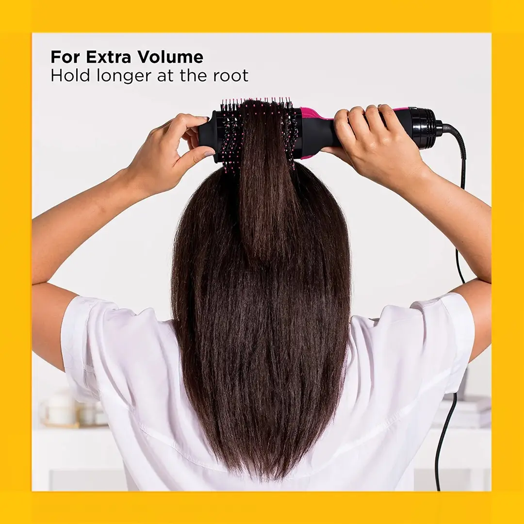 One Step Hair Straightener Brush – Electric Hair Straightening Comb with Ceramic Heating, Anti Static & Fast Heating Styling Brush for Women