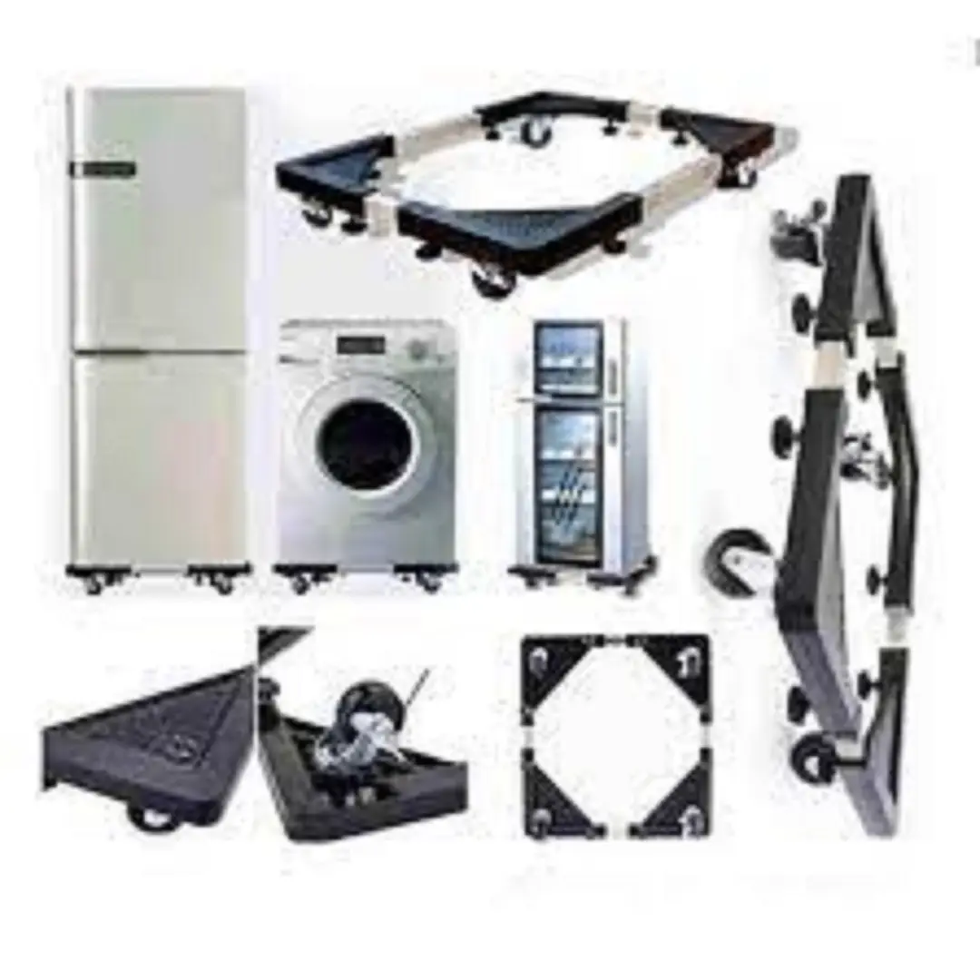 Multifunction Movable Washing/Fridge Stand with Wheel