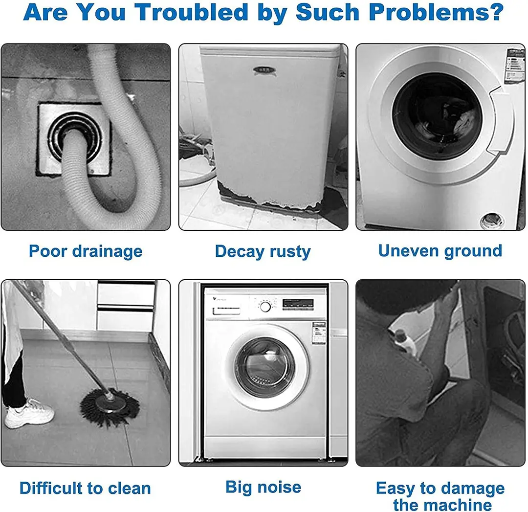 Anti-Vibration Washing Machine Pads 4 Pcs
