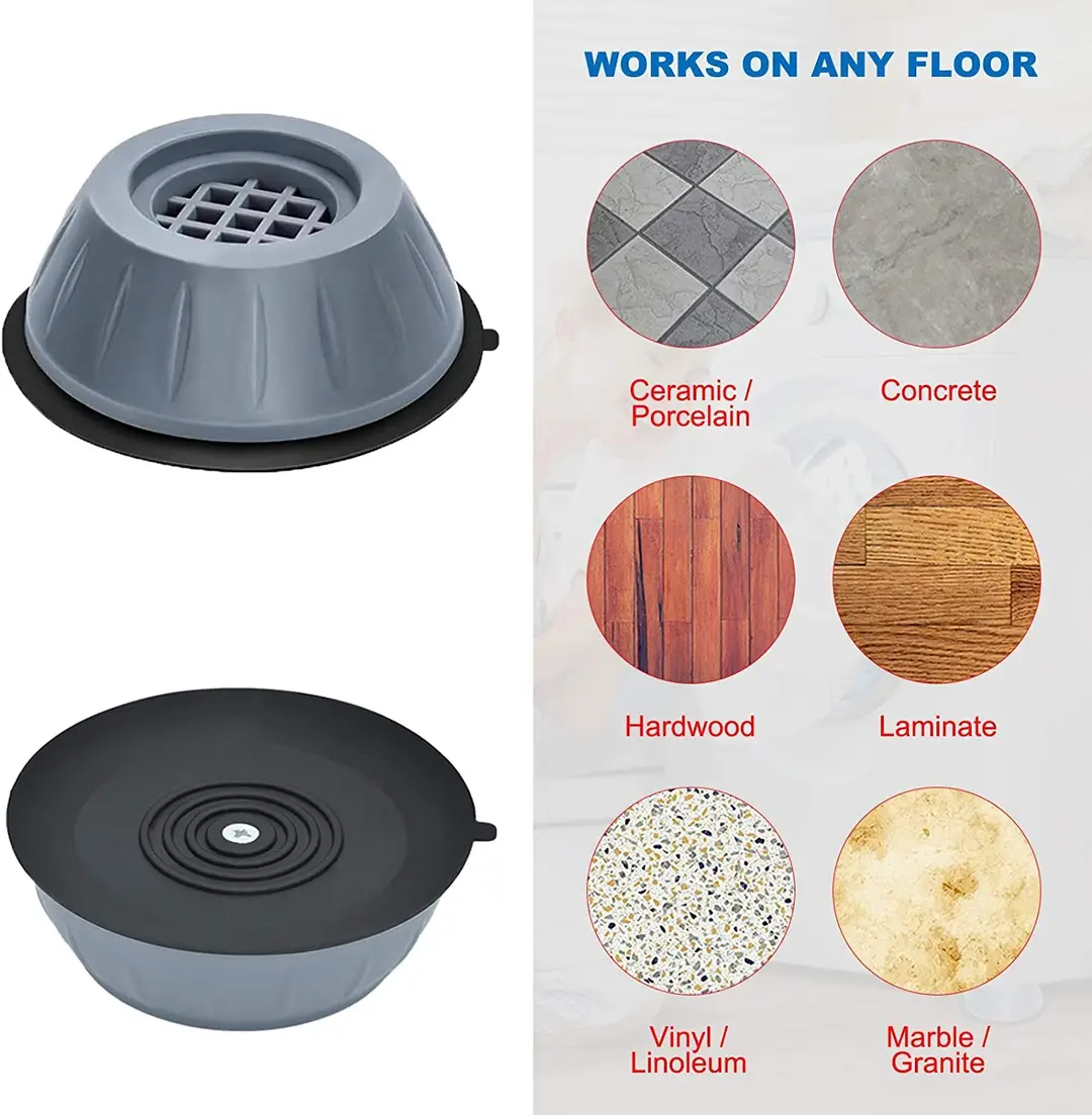Anti-Vibration Washing Machine Pads 4 Pcs
