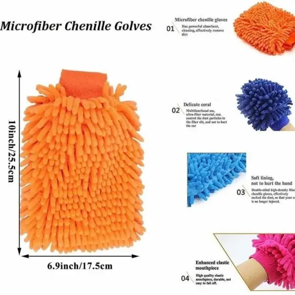 Microfiber Washing Glove Car Wash Duster & Cleaning Glove
