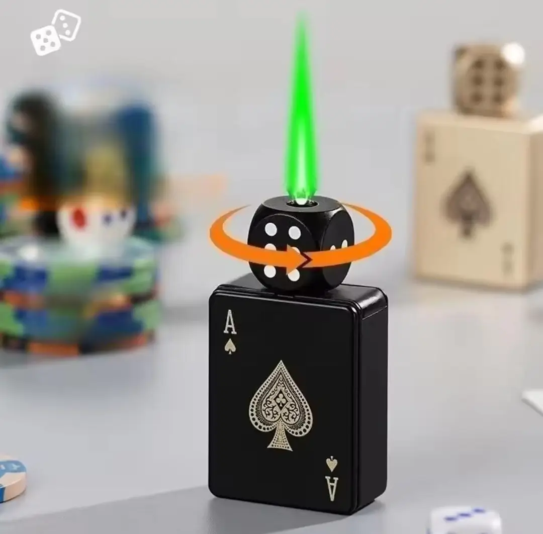 Refillable Fancy Ace Lighter Stylish Reusable Pocket Lighter